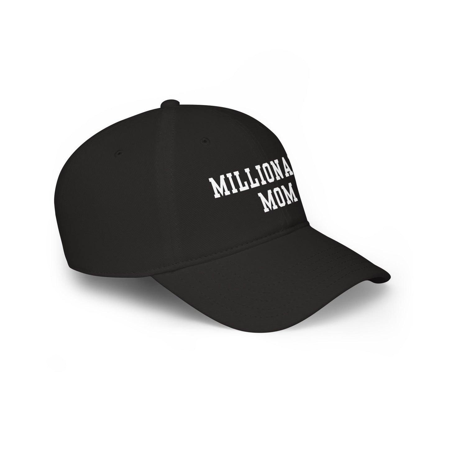 Millionaire Mom Baseball Cap – Embroidered Low Profile Black Hat